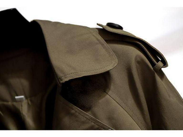 2024 Women's Spring Korean Style Trench Coat: Petite Mid-Length, British-Inspired High-End Outerwear