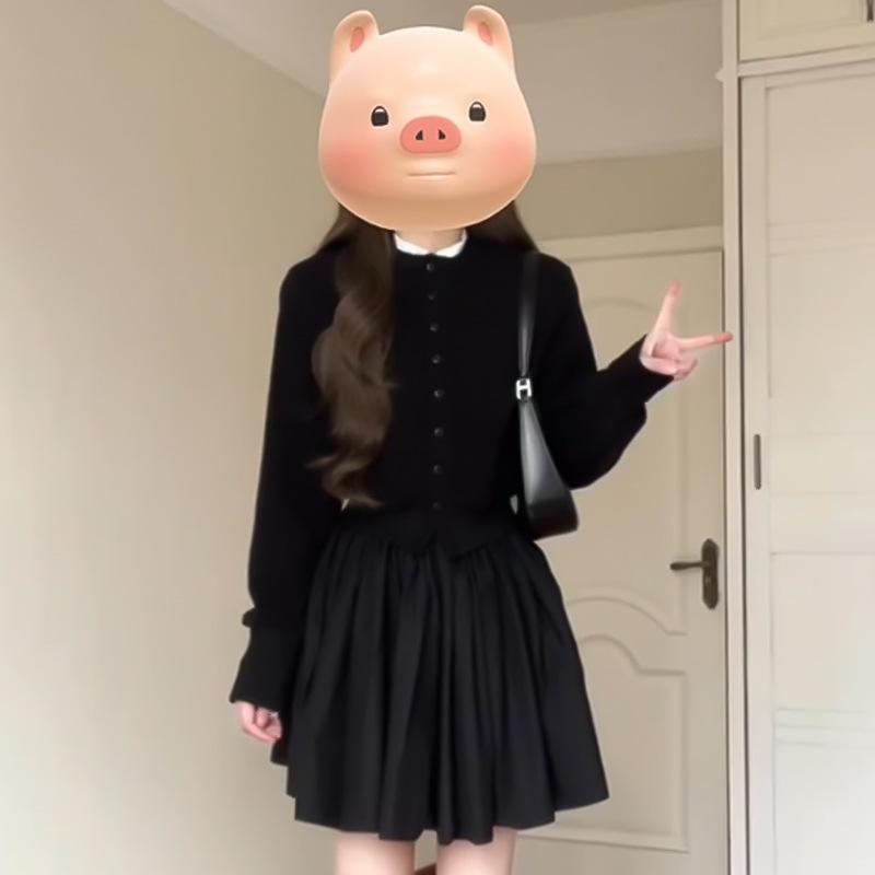 

Белая пышная короткая юбка для женщин Весенне-летняя новая юбка А-силуэта с высокой талией, милая юбка-торт в балетном стиле L чёрный