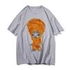 Funny Chicken Hamster T Shirt Men Women Clothes Fashion Harajuku Hip Hop Streetwear Summer 100% Cotton Short Sleeve Cute Tops