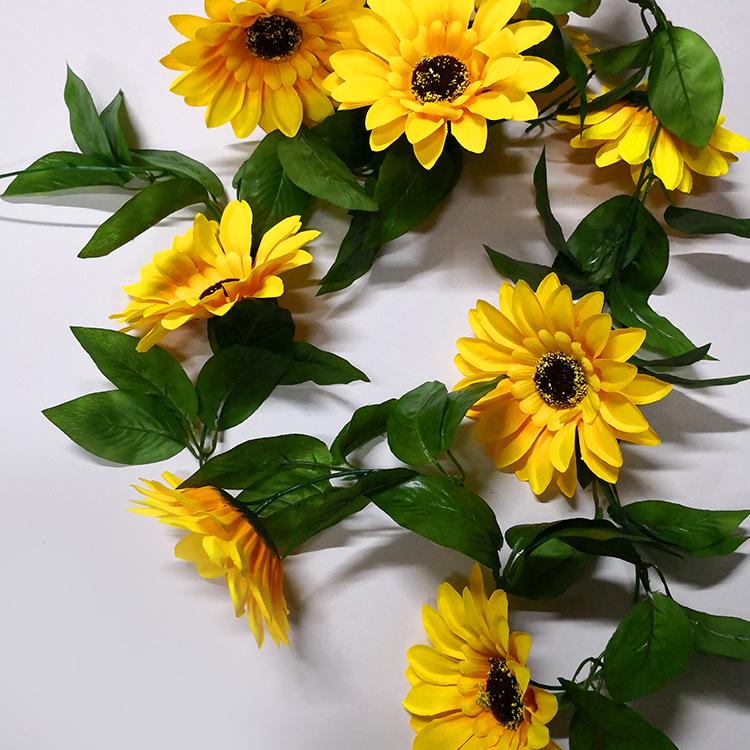 Sunflower Vine Decorative Ceiling Simulation жёлтый