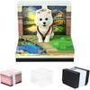 Time Piece Calendar 2026,3d Calendar 2026,The Combination Of Paper Carved And Artistic Creativity,Backpack Cute Dog Paper Calendars,Suitable For