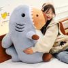 Shark Capybara Plush Toy - Large Cute Animal Doll Pillow for Children and Girls