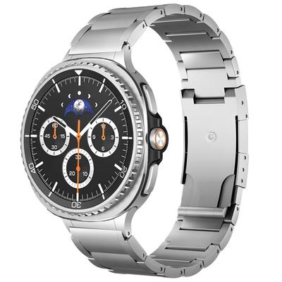 Lückenloses Titanband für Samsung Galaxy Watch 8 Classic 46mm/Watch8 44mm 40mm Metallarmband Armband Ersatz Zubehör