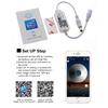 DC 12V-24V LED Controller Remote Mini Dimmable Wireless APP WiFi Controller for 2835 5050 Single Color LED Strip Light