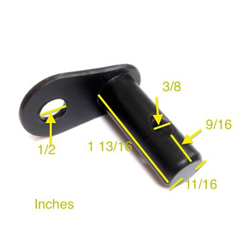 Bicycle Trailer Coupler Bike Trailer Hitch Connector Replacement Steel Hitch Trailer for Children's Trailers & Bicycles