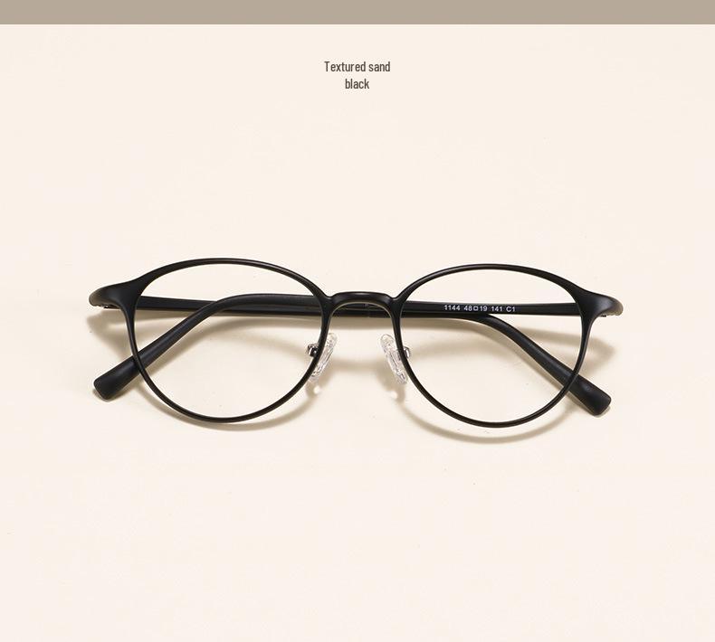1144 Ultralight Tungsten-Carbon Plastic Myopia Eyeglass Frames for Men & Women - Small Oval Student Optical Glasses