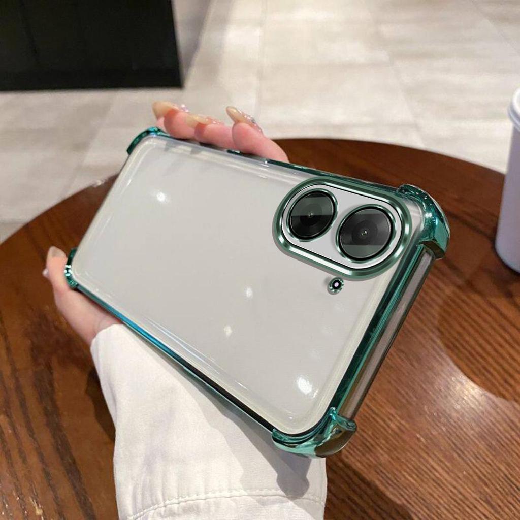 Case for Xiaomi Redmi A5,POCO C71 Electroplated Color Border Clear Phone Casing Cover