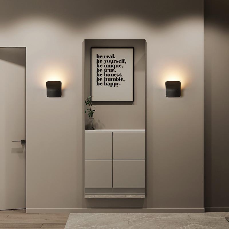 Nordic Modern Minimalist Wall Lamp - Designer Style for Living Room, Bedroom, Hallway, or Stairway.