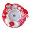 Multifunctional Lace Brooch Showcase Stand Handmade Pin Holder Badge Accessory Filled Tray Base for Fashionable Women