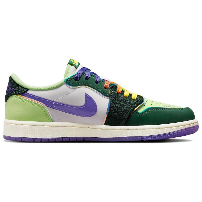 Tenisi unisex Air Jordan 1 Retro Low OG Doernbecher 2023 Verde Gorge-Verde Curte-Mov FD9665-351
