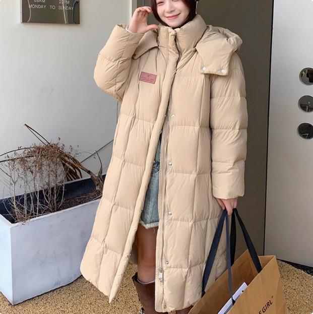 Длинная куртка с капюшоном — фото 9