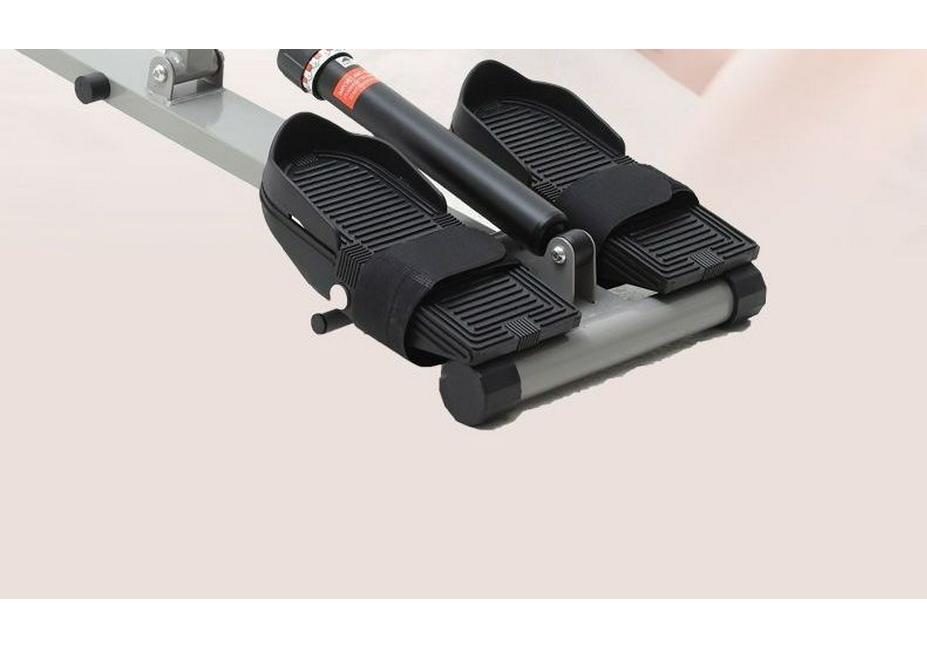 Magnetic Rowing Machine: Hydraulic, Water & Air Resistance Leg Strength Trainer for Family Fitness
