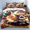 "Fantasy Creature Set for Decoration" Exquisite three-piece bedding set gift for kids and adults