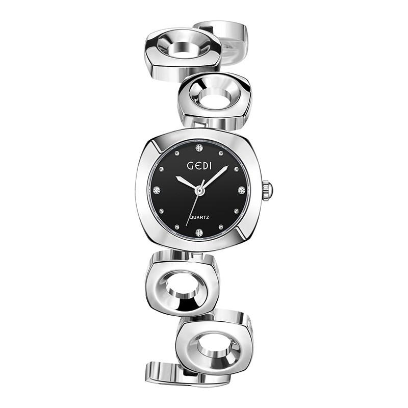 

Minimalist Quartz Watch For Women With Water Resistance And Alloy Band чёрный