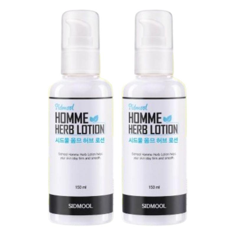 SIDMOOL Homme Herb Lotion for Man 150ml Hyaluronic Acid Sunflower Oil Green Tea Moisturizing Lotion