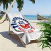 FC Hansa Print Strandtuch, Großes Weiches Schnelltrocknendes Handtuch für Strand Camping Schwimmen