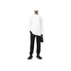 Y-3 FW22 Logo Print Crew Neck Long Sleeve T-Shirt Men Tops White HT4733