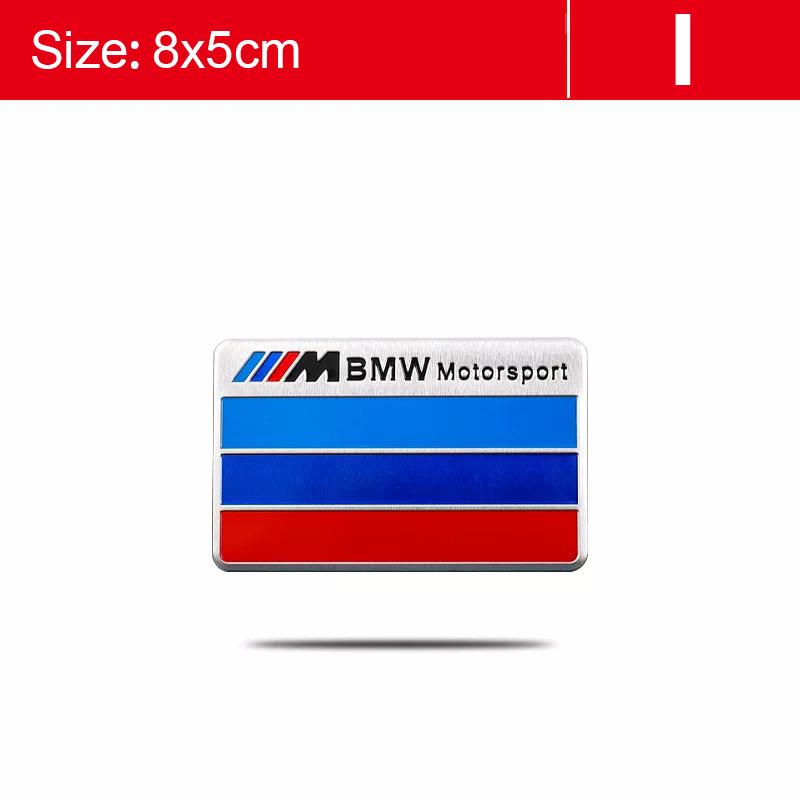 1 Peça Adesivos Metálicos 3D Decalque para Carroceria e Porta-malas Para BMW Performance F10 F30 E46 E90 E60 G30 F20 X5 E70 E39 E36 E87 X7 E92 E91 E28 X3