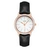 Simple And High-Value Women'S Watch, High-End Leather Bamboo Strap Watch, Women'S Quartz Watch