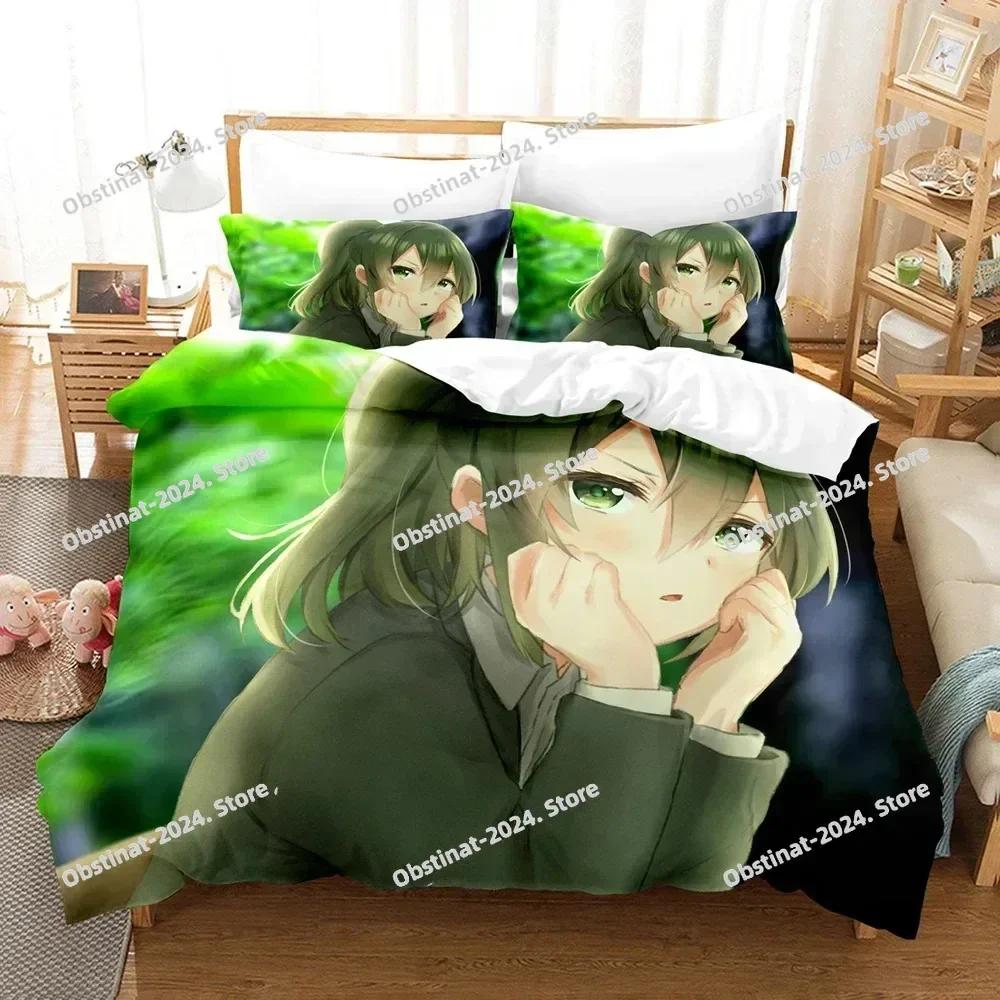 3D Mein Senpai ist nervig Bettwäsche-Set Gedrucktes Bettwäsche-Set Mit Kissenbezug Bett Weiche Bettbezug Weiche Einzel Doppel König Super King-Größe Abmessungen