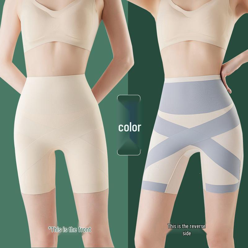 

Magic Cross High Waist Abdominal Tucking & Butt Lifting Shorts M тілесний