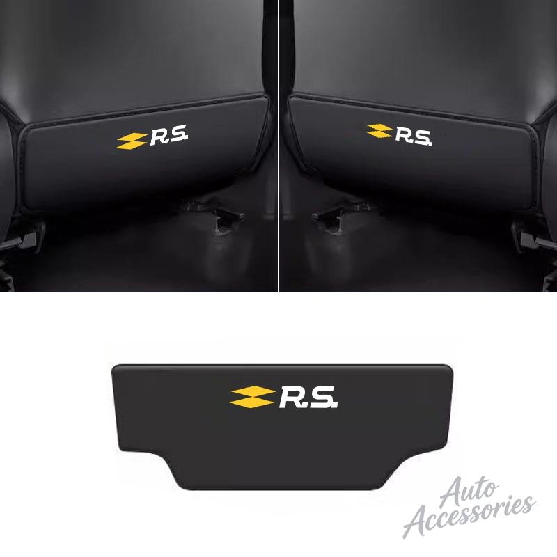 Car Seat Back Protector Mat Prevent Dirty Anti Kick Pad Accessory For Renault RS Clio Scenic Logan Megane Koleos Sandero Safrane S666