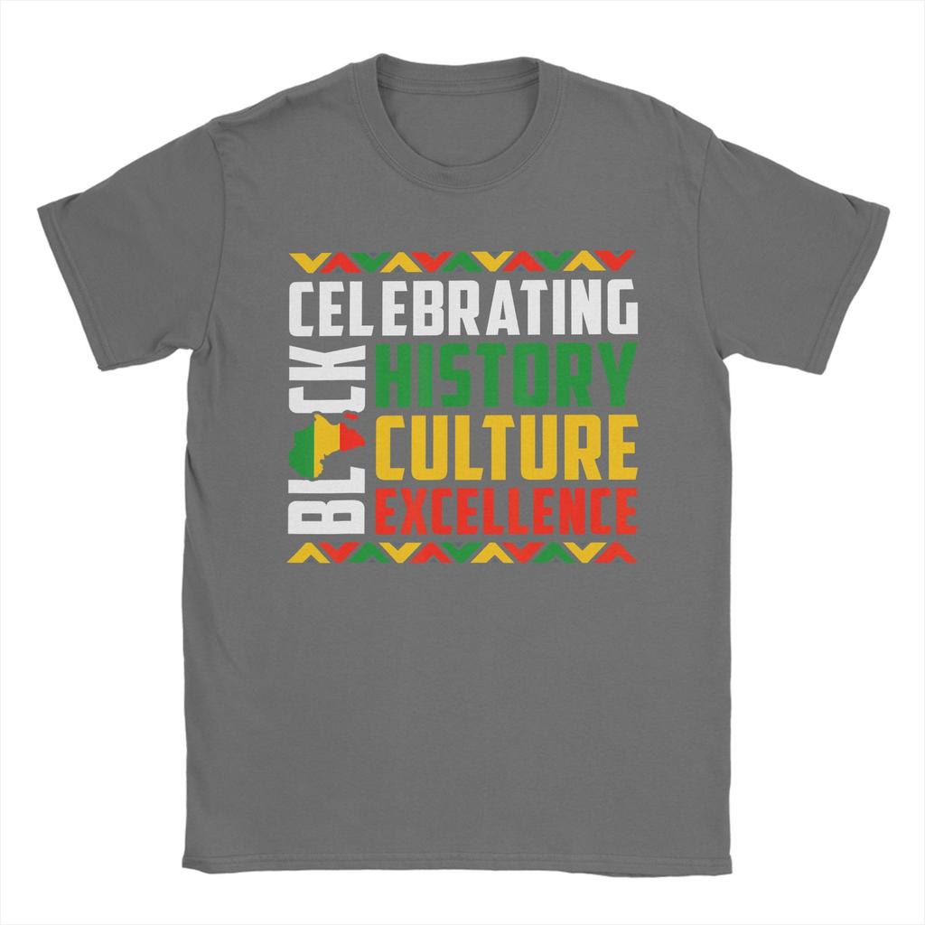 Celebrating Black History Month Afro African 100 Cotton T Shirt For Adult Summer  Streetwear Plus Size Dropshipping Tops