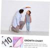 Butterfly Growth Chart Wall Decal, Self-Adhesive Waterproof Height Measurement Sticker for Kids Room, Nursery Wall Decor for Boys and Girls
