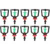 10 Set G Type Rotating Micro Nozzle for Plants, Greenhouse Sprinkler with Uniform Spray