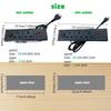 USB Type-C Extension Power Strip AC110-250V Socket Plug Built-in Desktop Hidden Outlets Socket Home Office Concealed Socket