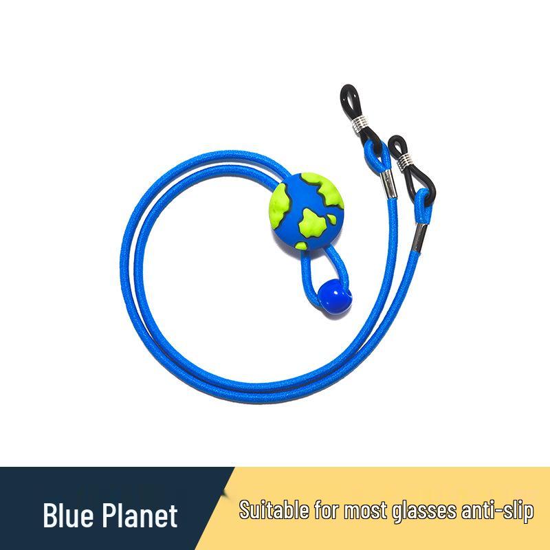

Детский противоскользящий шнурок для очков со спортивными заушниками и выдвижным ремешком