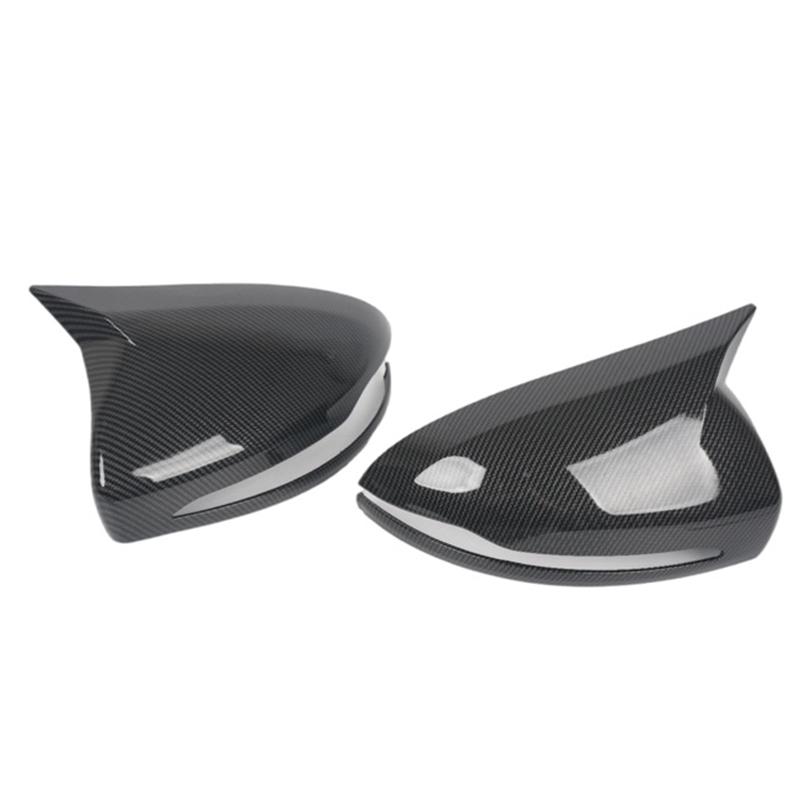 For Mercedes C/GLC/S/E Class W205 X253 W222 W213 W238 Carbon Fiber Side Mirror Cover Cap ABS Car Exterior Accessories