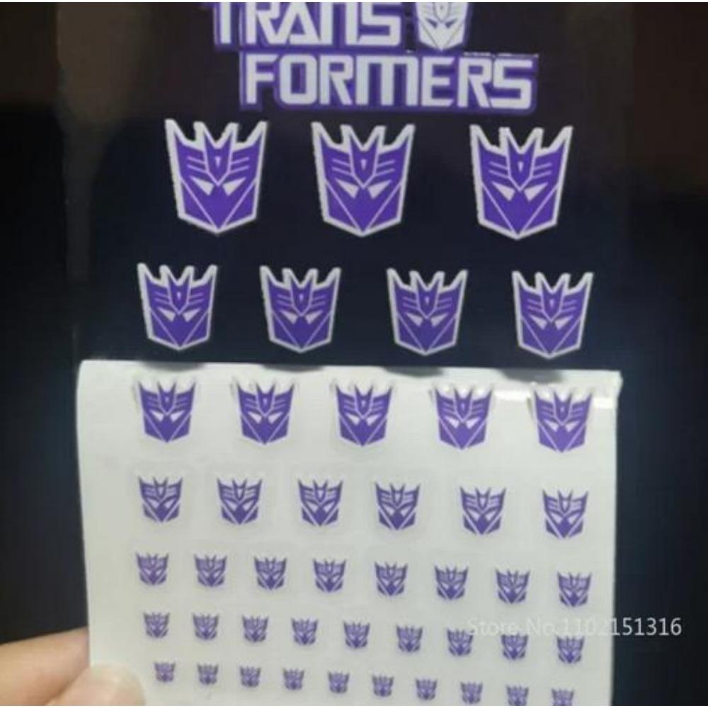 Decepticons Autobots G1 Çıkartmaları 45+ Sembol Çıkartma Özel Kendin Yap Sahne Aksesuarları Dekorasyon Araba Çıkartması