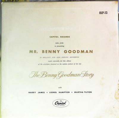 Płyta 10-calowa BENNY GOODMAN Benny Goodman Gra Wybory Z OLP13 CAPITOL Japonia Jazz Używana