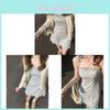 Summer Floral Sleeveless Dress Set With Crochet Overlap For Women