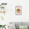 Farmhouse Wall Art Summer Wooden Hanging Sign, Welcome Sign Front Door Decor with Floral Pattern Rope, Colorful Hanger for Seasonal Beach House