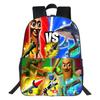 Backpack With Printed Cartoon Design For School Students