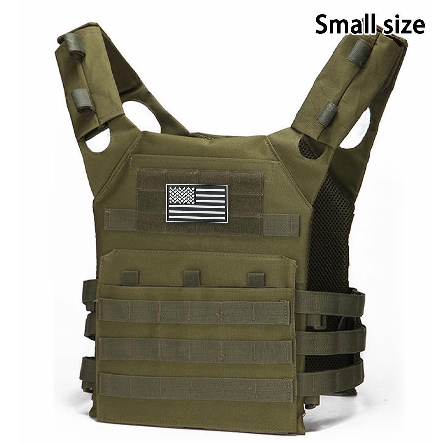 outdoor training vest (including US flag emblem) with convenient expansion, lightweight and multifunctional JPC vest