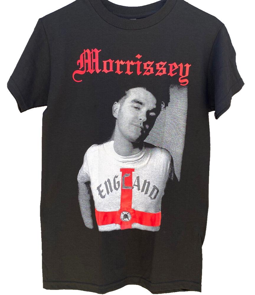 Morrissey "England" THE SMITHS 80's Rock Black T-Shirt SZ S-NWOT Unisex T-Shirt