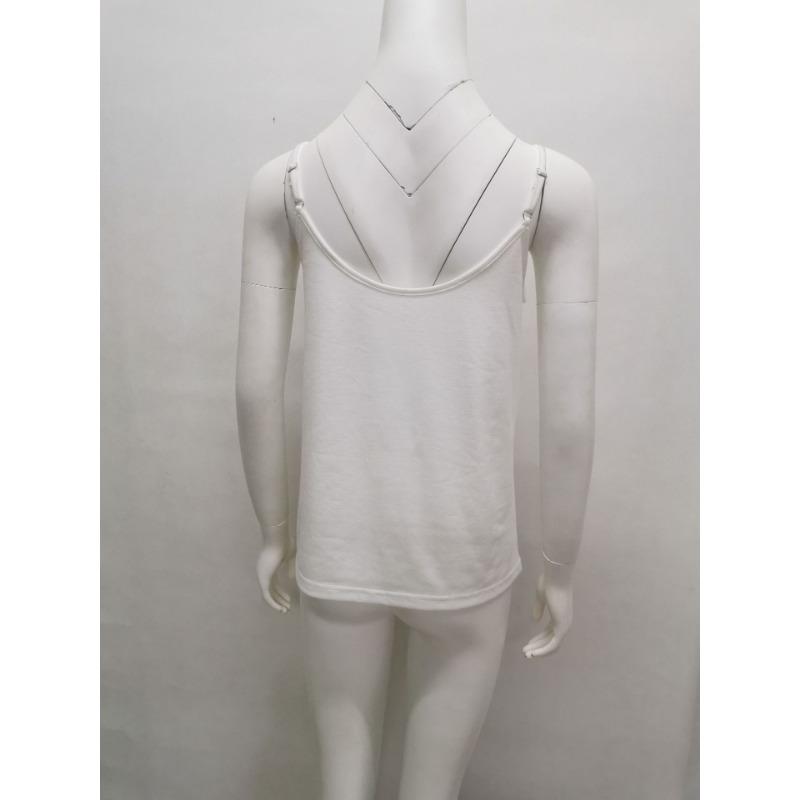 Modische und sexy einfarbige V-Ausschnitt rückenfreie Damenwesten