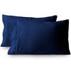 2Piece Brusheds Microfiber Queen Pillowcases Stains Resistant with Envelope Style for Bedroom Elegances