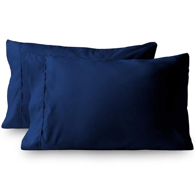 2Piece Brusheds Microfiber Queen Pillowcases Stains Resistant with Envelope Style for Bedroom Elegances