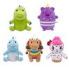 Moriah Elizabeth Deep Dinosaur Plush Toy Puppet Children's Gift Customized Short Plush Animal Filled Pp Cotton