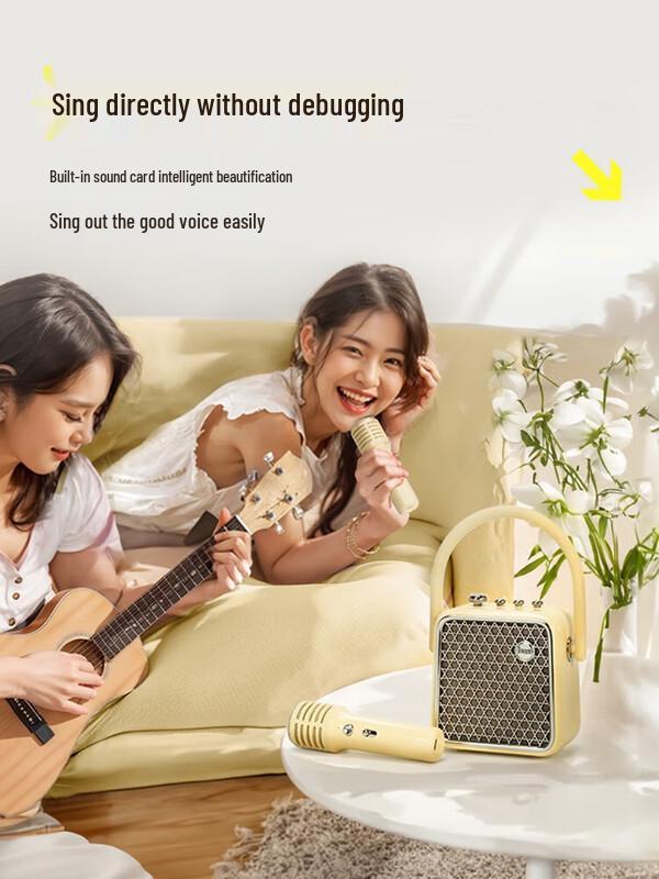 Divoom SongBird-SE Karaoke Bluetooth Speaker with Dual Mics