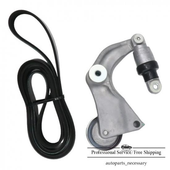 Serpentine Drive Belt & Tensioner Assembly For 2007-2011 Honda Civic 1.8L L4