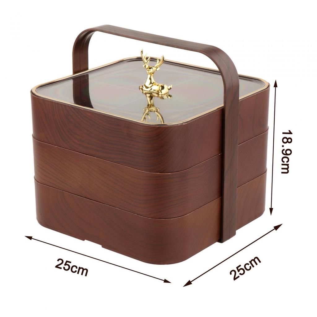 Divided Candy Box Nut Holder Multipurpose Snack Serving Tray Appetizer Platter for Snacks Nuts Fruits Small Items Jewelry