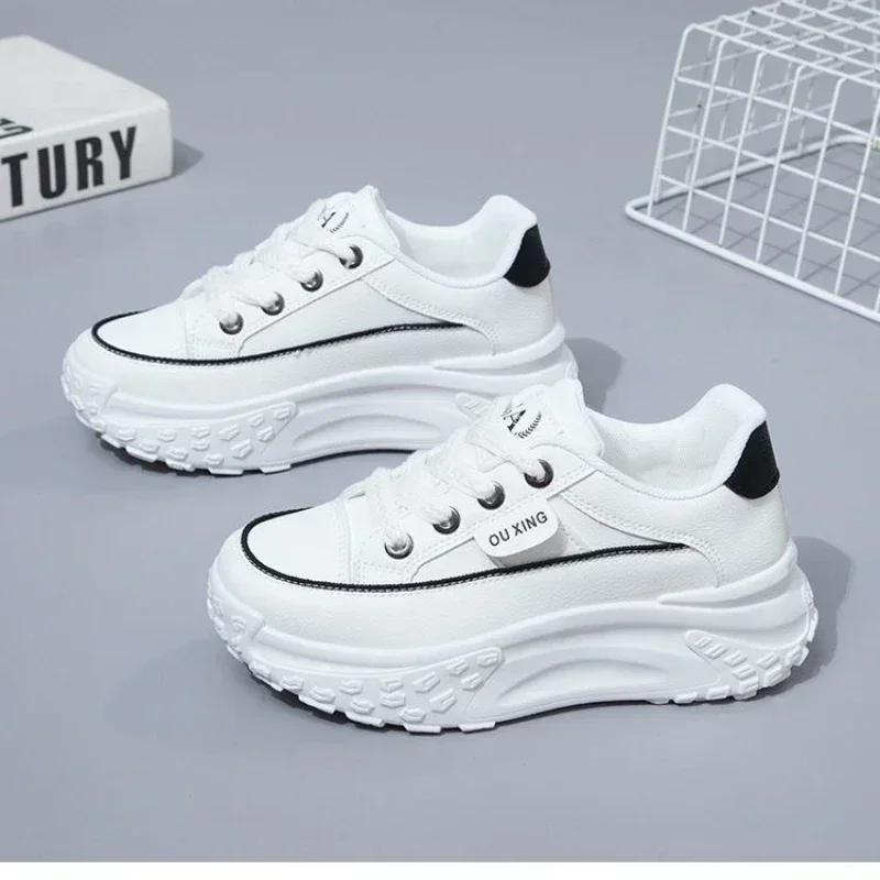 Fashion Retro Women Shoes Spring Platform Shoes Casual Sneakers Versatile Fashion Designer Shoes High Quality  Women Sneakers