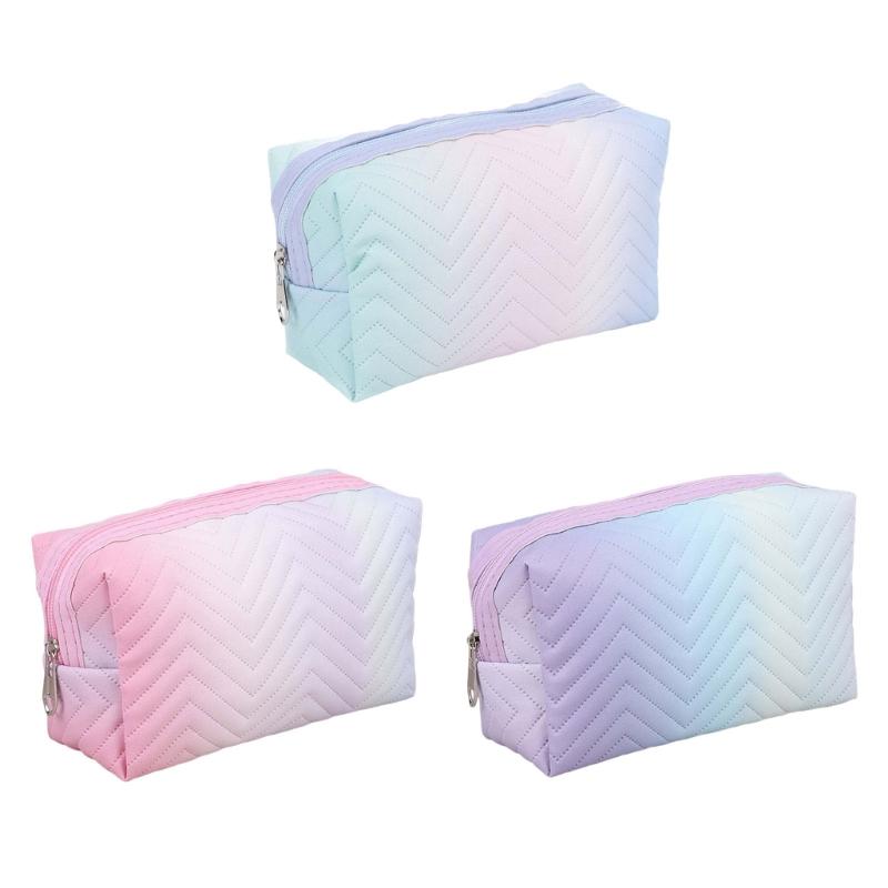 Fashionable PU Storage Bag Travel Toiletry Bags Makeup Organizer for Skin Care and Beauty Items