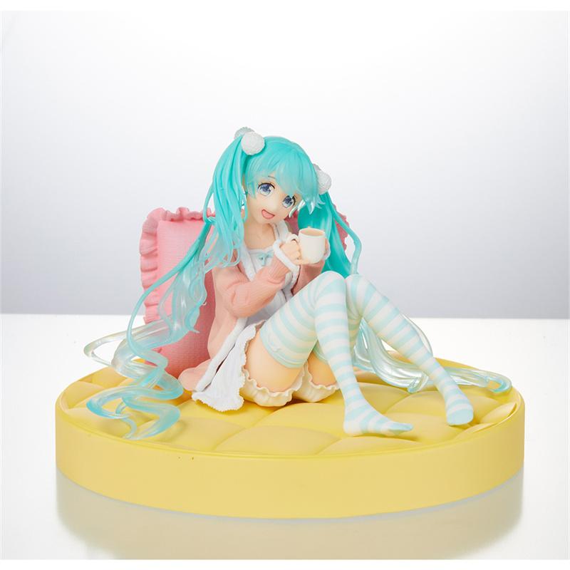 New Hatsune Miku Figure large base high quality Kawaii long hair Figurine Girls Collectable Pvc Model Toys Kids Desk Orname