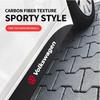 For Volkswagen Car Waist Side Skirt Decoration Stickers Carbon Fiber Car Stickers For Volkswagen VW Scirocco Jetta Beetle Golf P